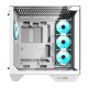 Darkflash DY470 számítógépház + 4 ventilátor (fehér)