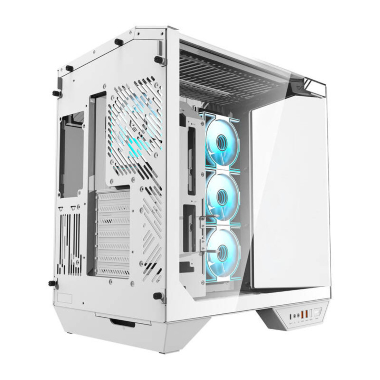 Darkflash DY470 számítógépház + 4 ventilátor (fehér)