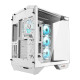 Darkflash DY470 számítógépház + 4 ventilátor (fehér)