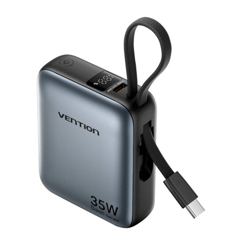 Powerbank Vention FHEH0 10000mAh 30W (Gray) Powerbank Vention FHEH0 10000mAh 30W (Gray)