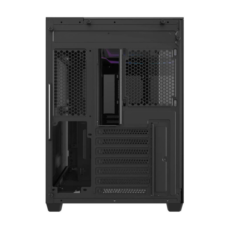 Darkflash TH285 számítógépház + 4 ventilátor (fekete)