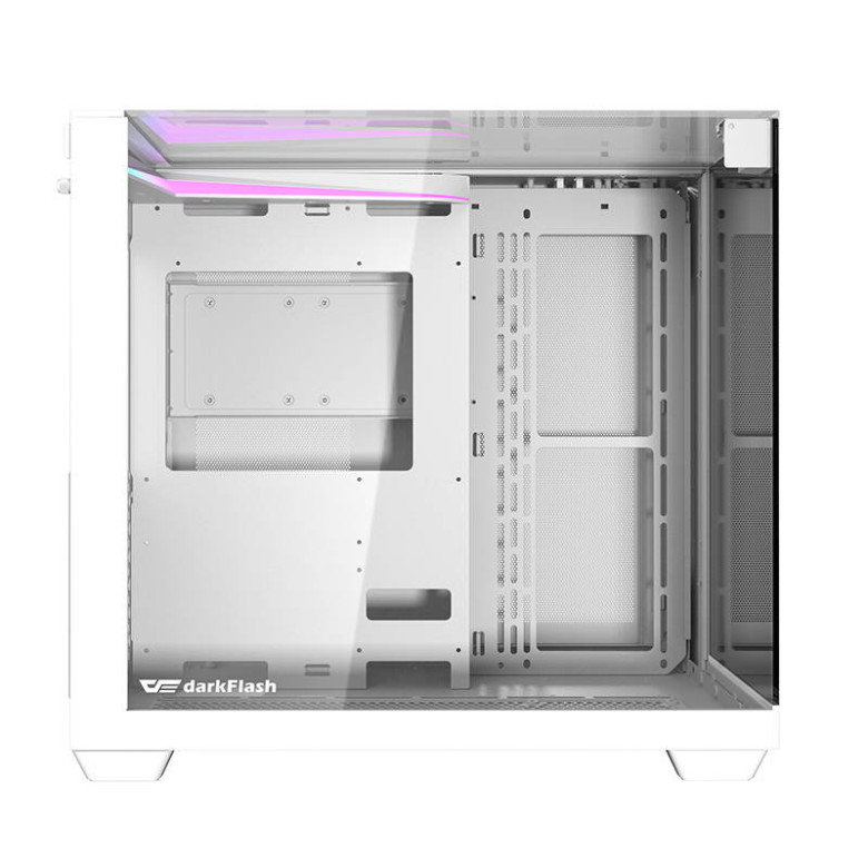 Darkflash TH285 számítógépház + 4 ventilátor (fehér)