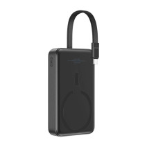 Magnetic Mini PowerBank 10000mAh 30W (black) Bayern Edition
