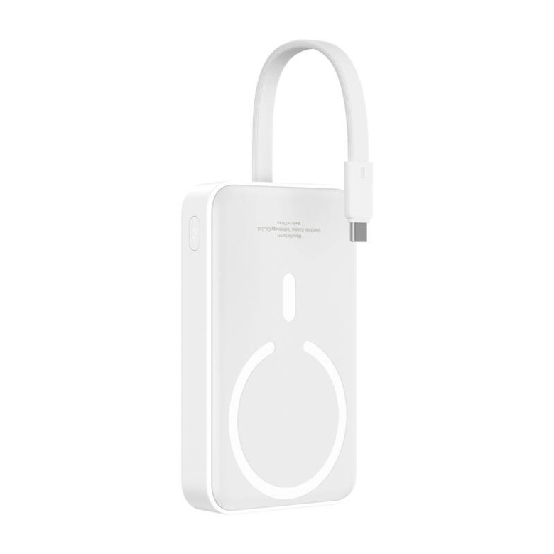 Magnetic Mini PowerBank 10000mAh 30W (white) Bayern Edition