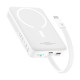 Magnetic Mini PowerBank 10000mAh 30W (white) Bayern Edition