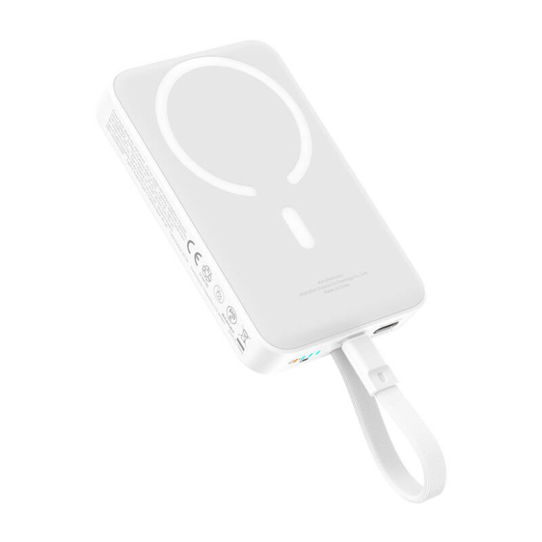 Magnetic Mini PowerBank 10000mAh 30W (white) Bayern Edition