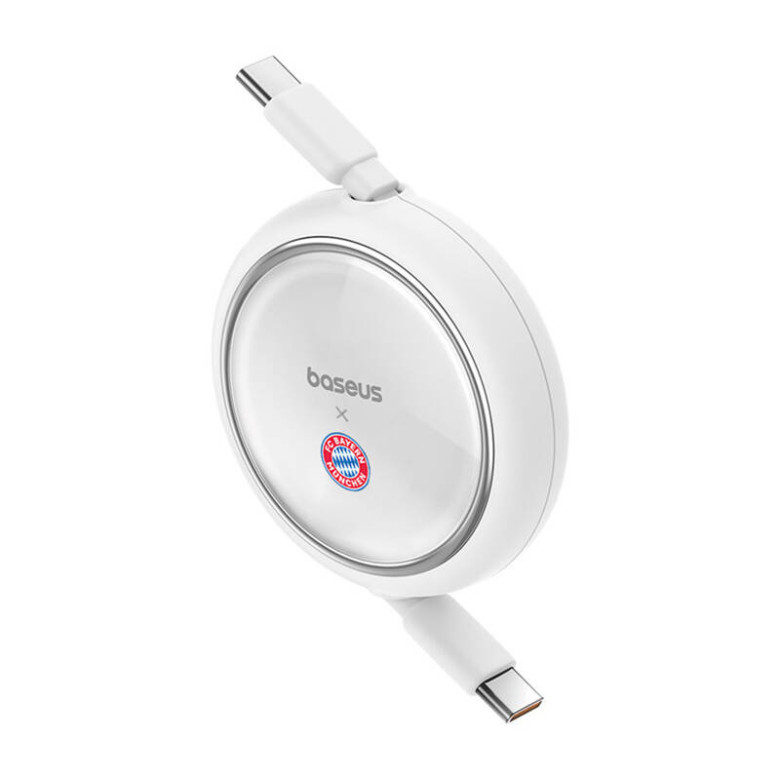 Baseus Free2Pull Cable C to C 100W (white) Bayern Edition Baseus Free2Pull Cable C to C 100W (white) Bayern Edition