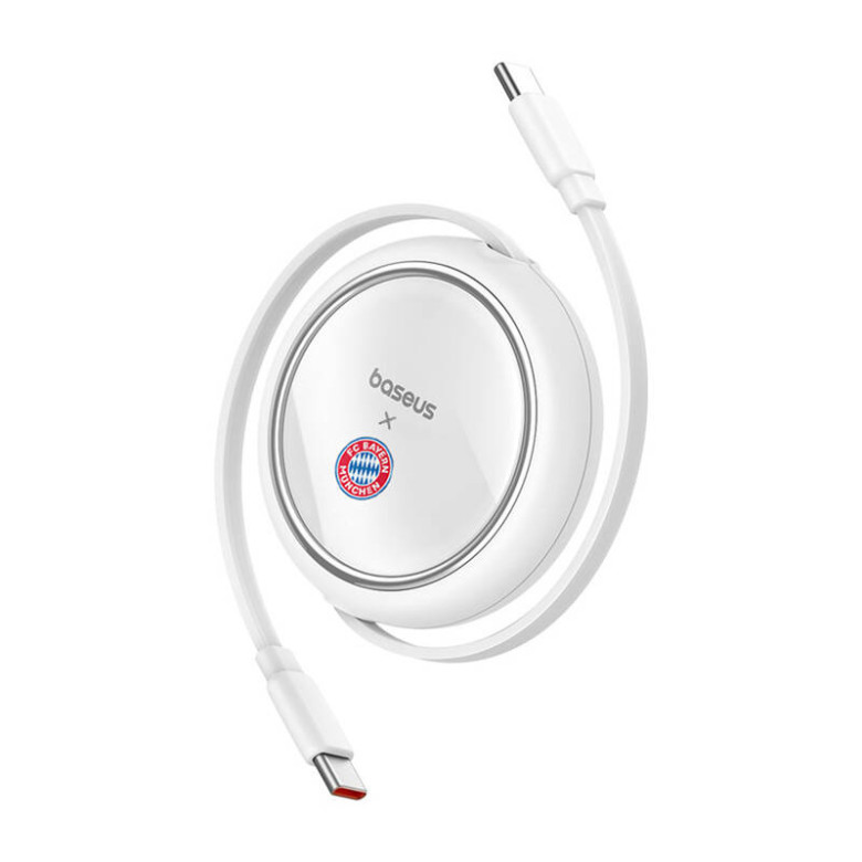 Baseus Free2Pull Cable C to C 100W (white) Bayern Edition Baseus Free2Pull Cable C to C 100W (white) Bayern Edition