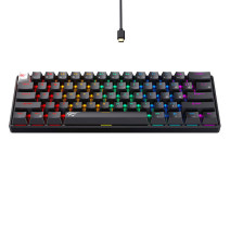 Wired mechanical gaming keyboard RGB Havit KB903L (black)