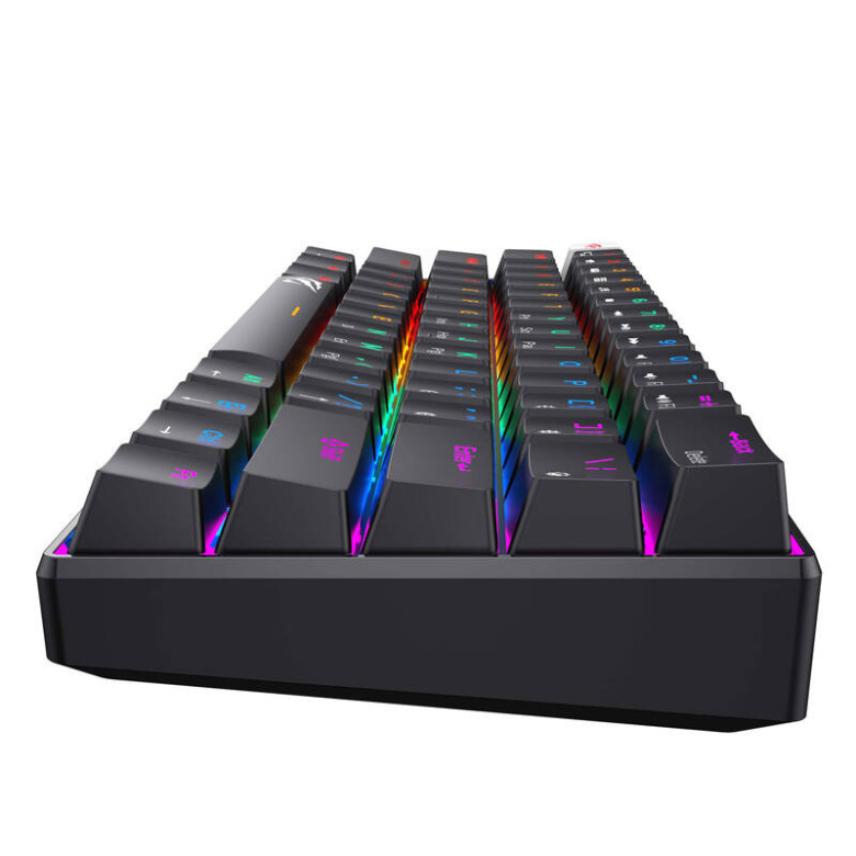 Wired mechanical gaming keyboard RGB Havit KB903L (black)