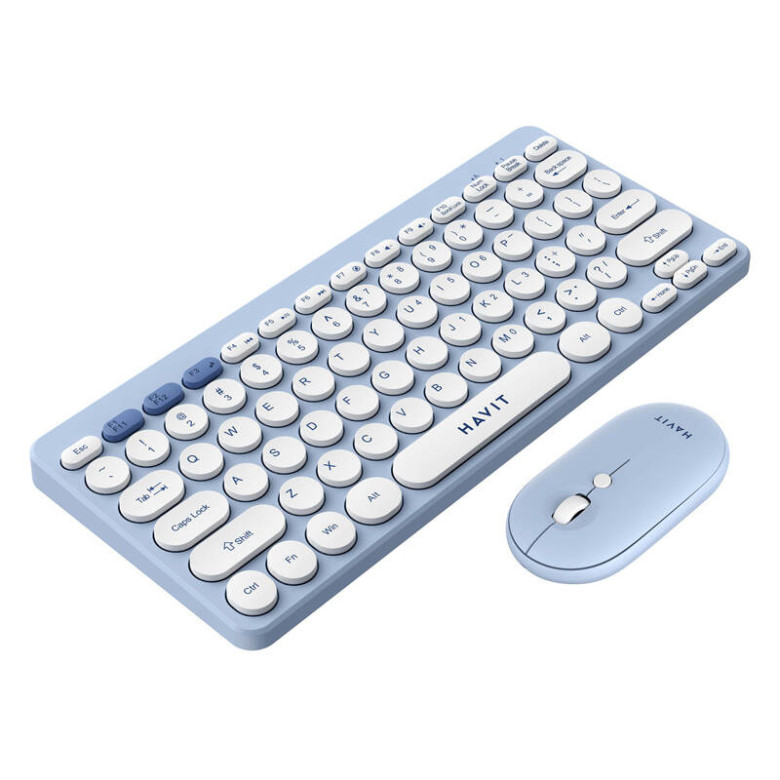 Wireless gaming combo 2in1 Havit KB279GCM keyboard + mouse (blue)
