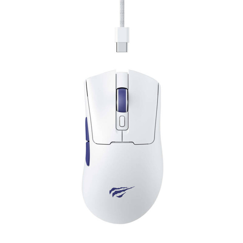 Wired gaming mouse Havit MS966 RGB (white)