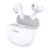 TWS Ugreen HiTune T3C Earbuds, Bluetooth 5.4, IPX5, microphone (white)