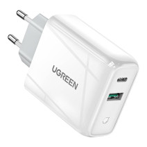 Ugreen CD170 network charger, USB + USB-C, 38W (white)