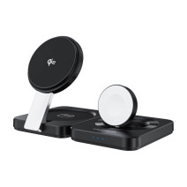 Folding Three in One Wireless Fast Charging Stand Choetech Qi2