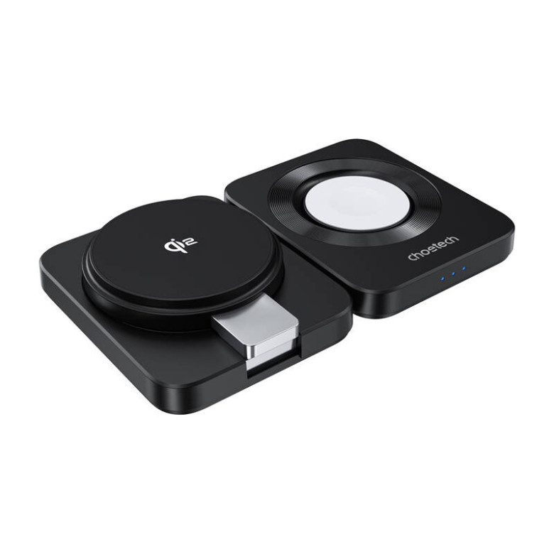 Folding Three in One Wireless Fast Charging Stand Choetech Qi2 Folding Three in One Wireless Fast Charging Stand Choetech Qi2