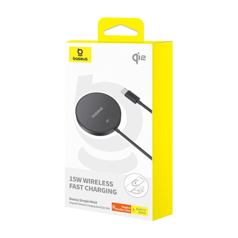 Charging Stand 15W Baseus Simple Mini4 (black) Charging Stand 15W Baseus Simple Mini4 (black)