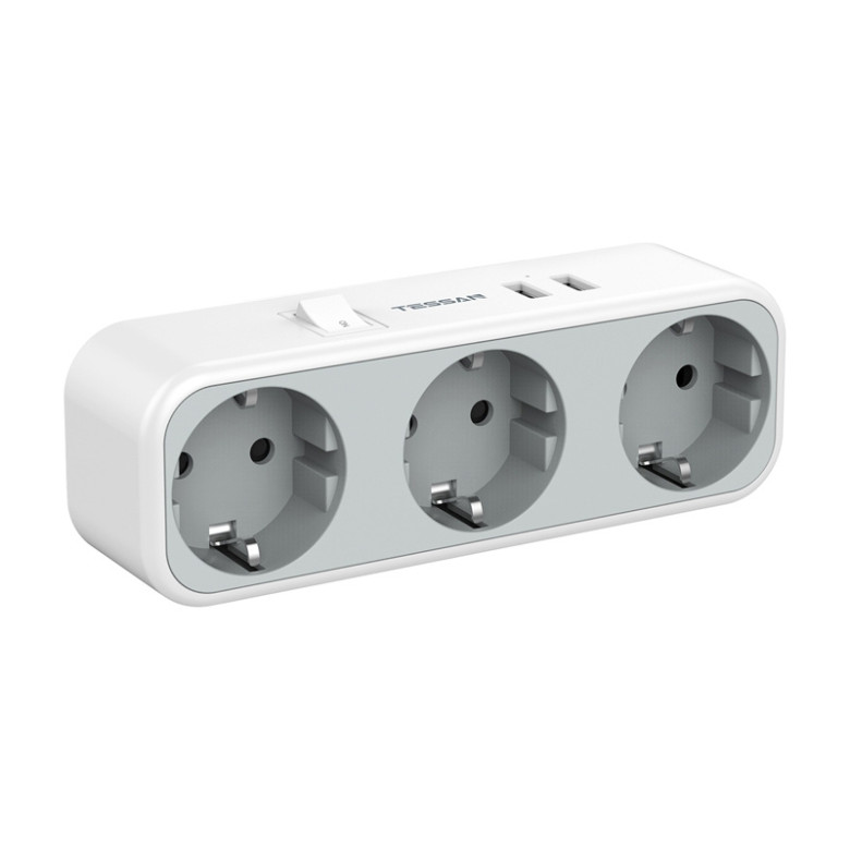 Tessan Wall Socket TS-322 (white)