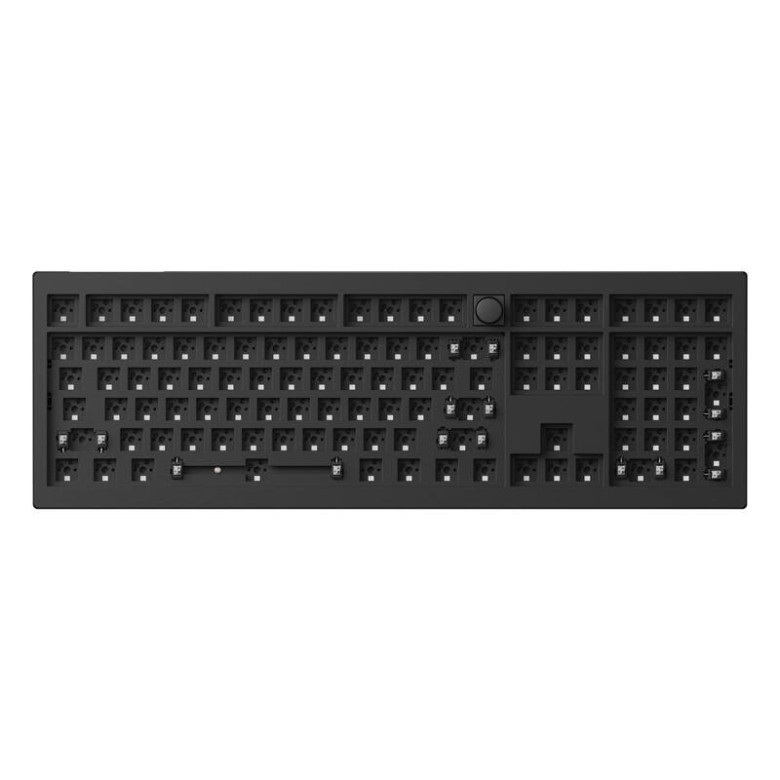 Wireless custom mechanical keyboard Keychron V6 Max QMK/VIA RGB Knob Barebone Switch (black)