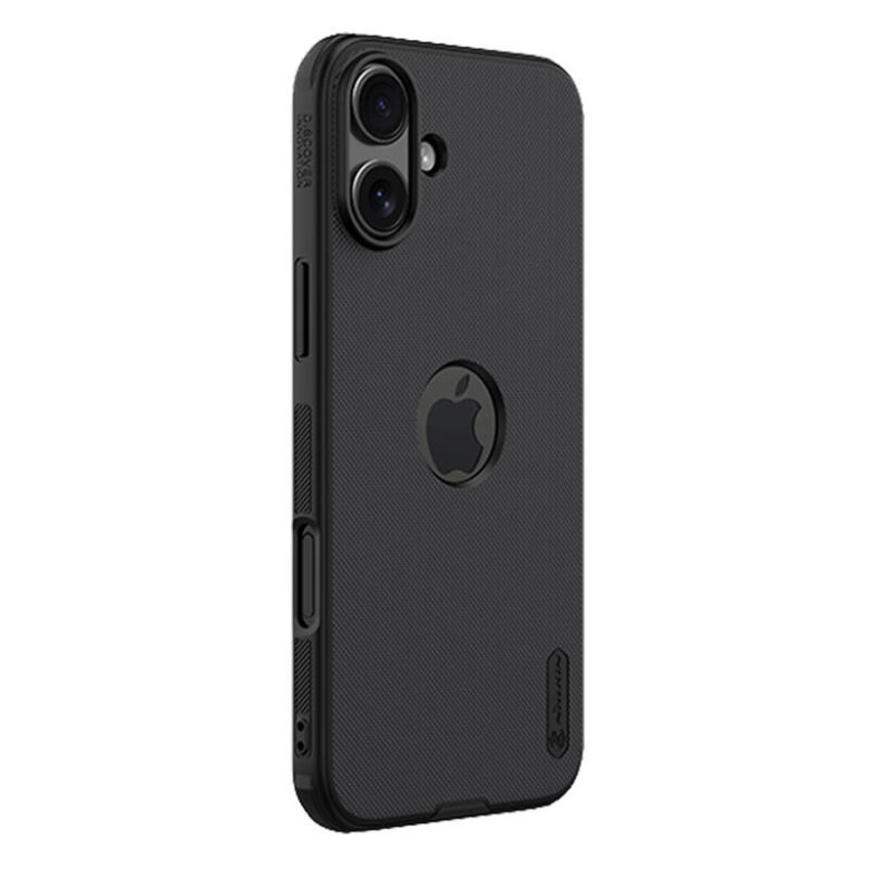 Nillkin Super Frosted Pro tok iPhone 16 Plushoz (fekete)