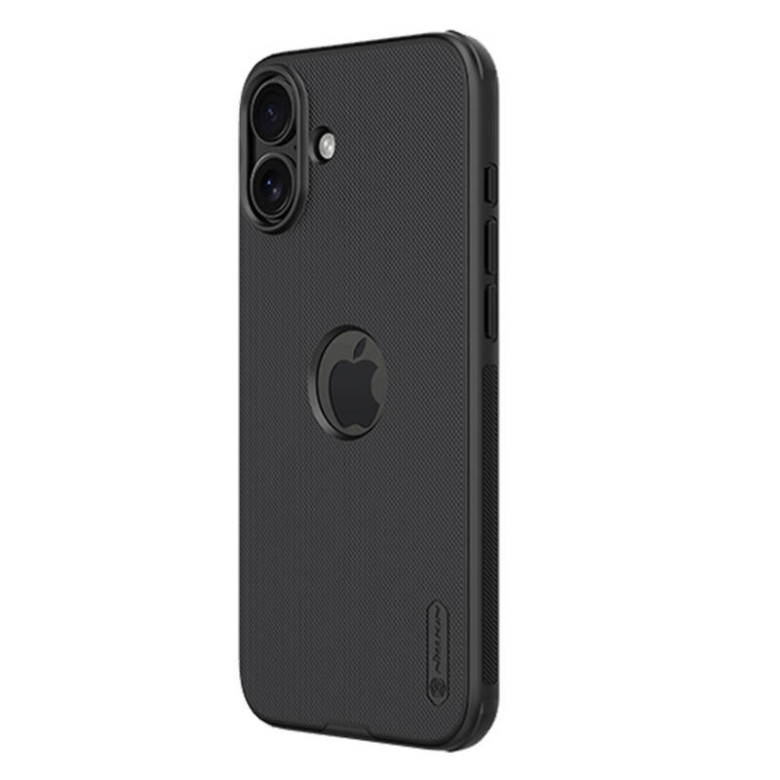 Nillkin Super Frosted Pro tok iPhone 16 Plushoz (fekete)