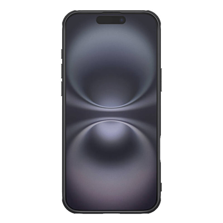 Nillkin Super Frosted Pro tok iPhone 16 Plushoz (fekete)