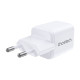 Charger for iPhone 16 Choetech PD30W Dual ports 1C1A (White)