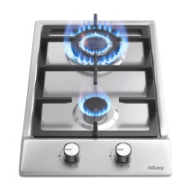 Gas stove IsEasy Two-zones MGBS-312A (Stainless steel)