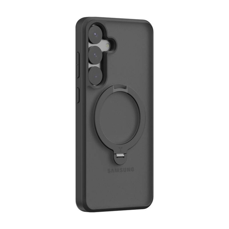 Torras Ostand Spin Series Phone case for Samsung S25 (Black)