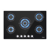 Glass Panel Gas Stove IsEasy MGBG-775 Five-zones