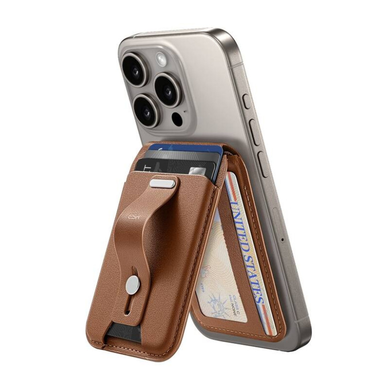 ESR Grip Wallet Stand (brown) ESR Grip Wallet Stand (brown)