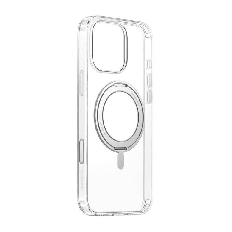 Baseus SkyRing 360° Magnetic Case with Stand iP16 Pro (clear)