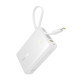 Baseus PicoGo Digital Display PowerBank 10000mAh 45W (white)
