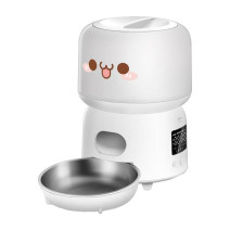 Automatic Cat Feeder Button Version Rojeco 3L (White) Automatic Cat Feeder Button Version Rojeco 3L (White)