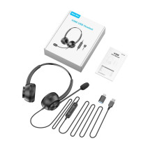 Wired headset with microphone New Bee H368 Wired headset with microphone New Bee H368