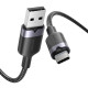 USB 2.0 A Male to C Male 3A Cable Vention CTNBF 1M (Black)