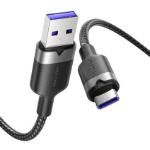 USB 2.0 A Male to C Male 6A Cable Vention CTOBH 2M (Black) USB 2.0 A Male to C Male 6A Cable Vention CTOBH 2M (Black)