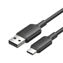 USB 2.0 A Male to C Male 3A Cable Vention CTQBF 1M (Black)