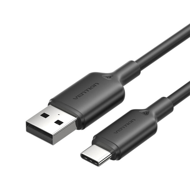 USB 2.0 A - USB-C 3A kábel Vention CTQBF 1M (fekete)