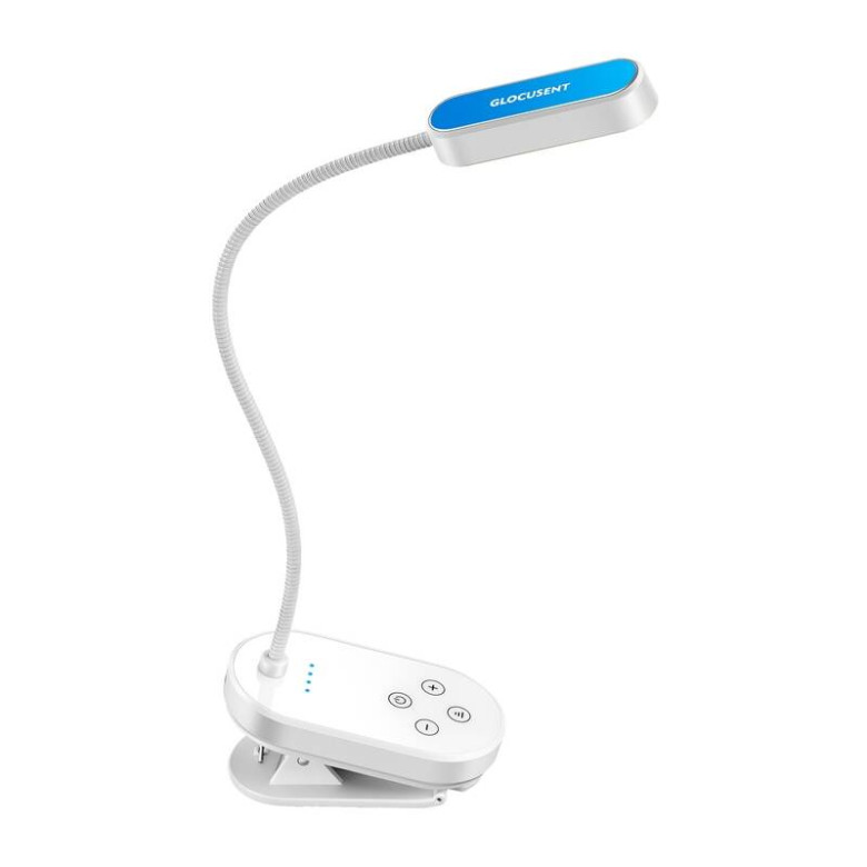 Mini clip-on book light Glocusent GLCSNTBL005  white