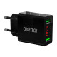 Choetech 2*USB-A Ports Wall Charger C0028 with Digital Display