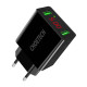Choetech 2*USB-A Ports Wall Charger C0028 with Digital Display