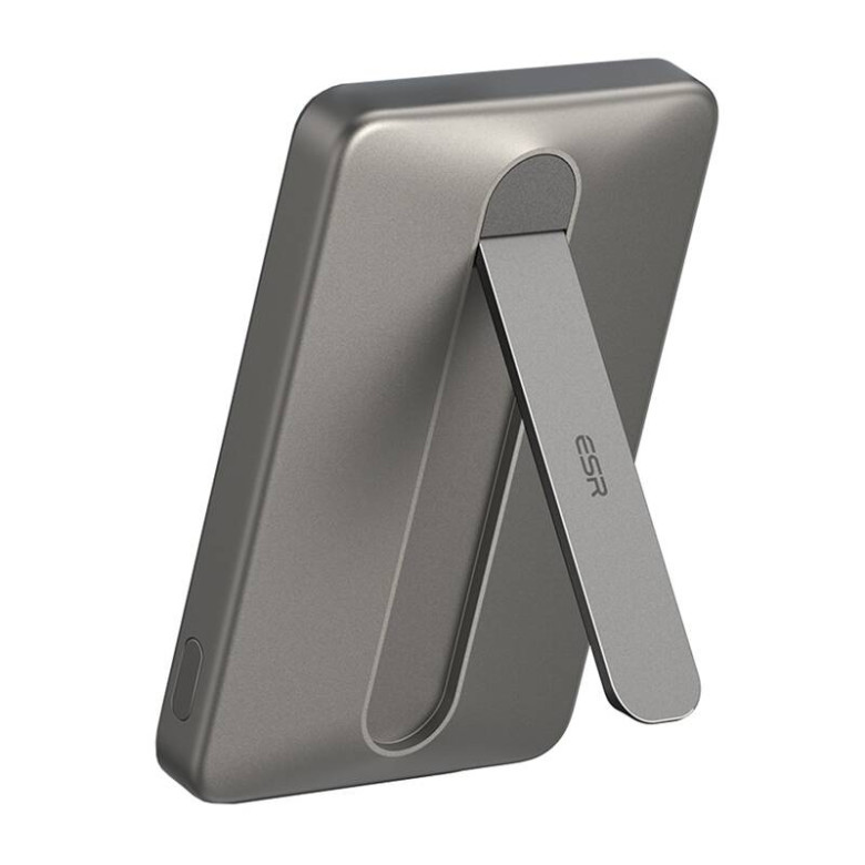 ESR Qi2 MagSlim Kickstand Powerbank 5000 mAh (titanium) ESR Qi2 MagSlim Kickstand Powerbank 5000 mAh (titanium)
