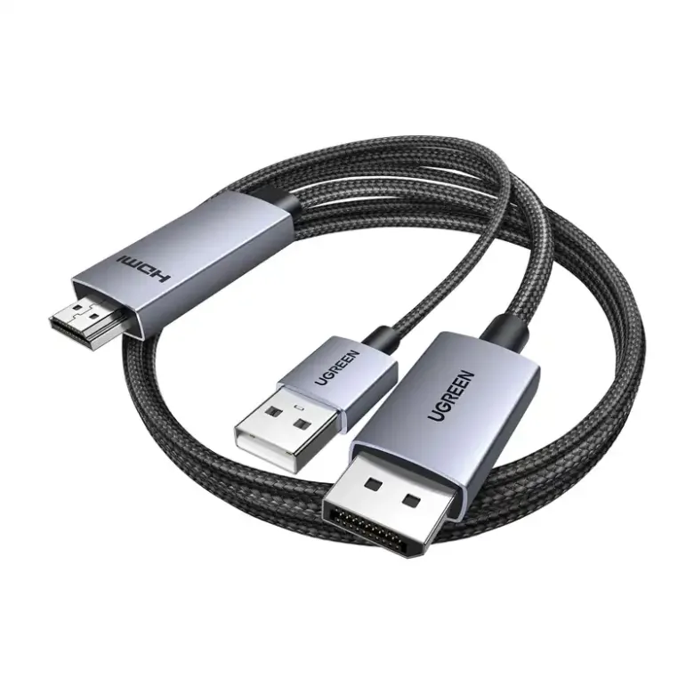 Cable DisplayPort HDMI Ugreen HD169 4K 60Hz 2m (black)