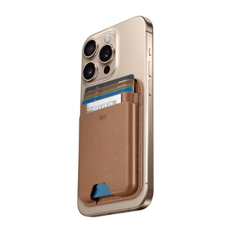 ESR Magnetic Wallet Boost, HaloLock (caramel brown)