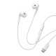 Wired Earphones Encok CZ19 Moon White