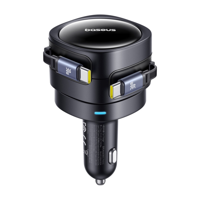 Enjoyment Max Car Charger C+C Cables 60W Black