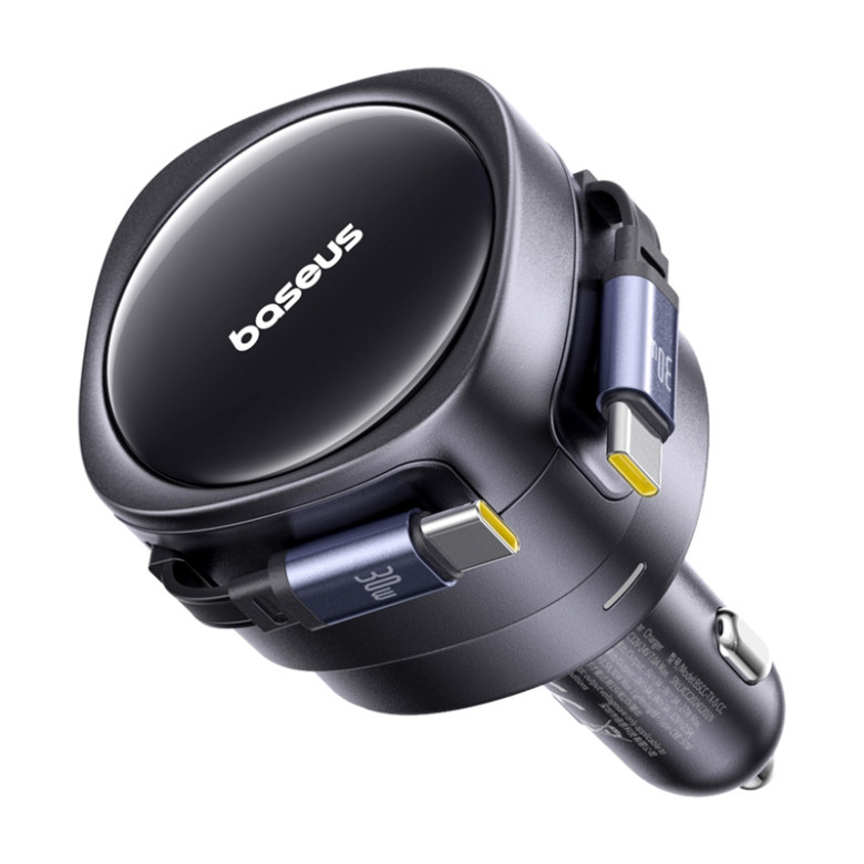 Enjoyment Max Car Charger C+C Cables 60W Black