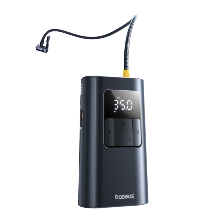 Tire Inflator Baseus PrimeTrip VA1 2-in-1 Black