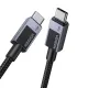 Cable USB-C 2.0 to USB-C 2.0 Ugreen L524 PD 3A 0.5m (gray)